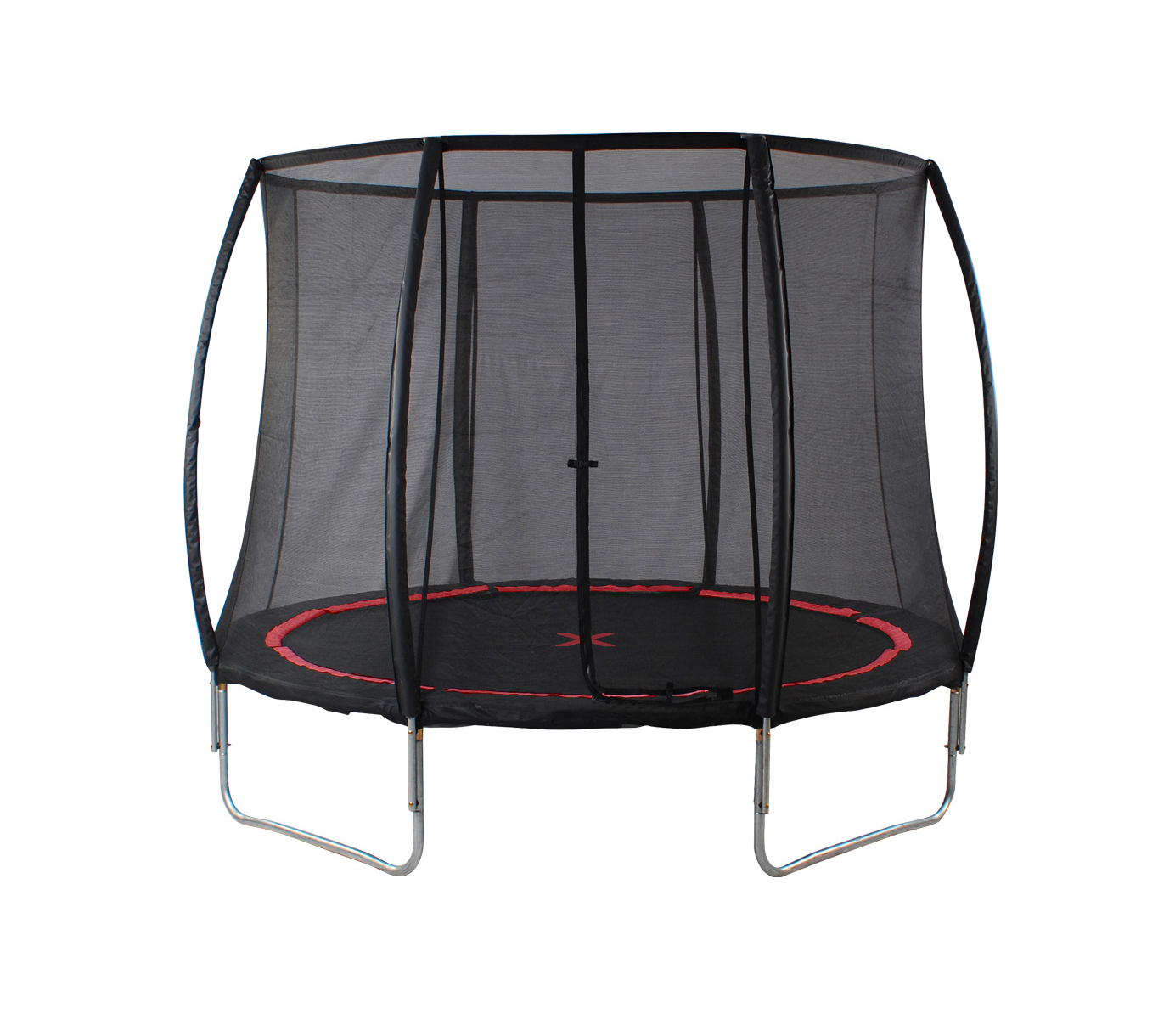 Trampolin mit Sicherheitsnetz Black Spider